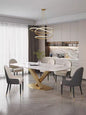 Marble dining table fro small household