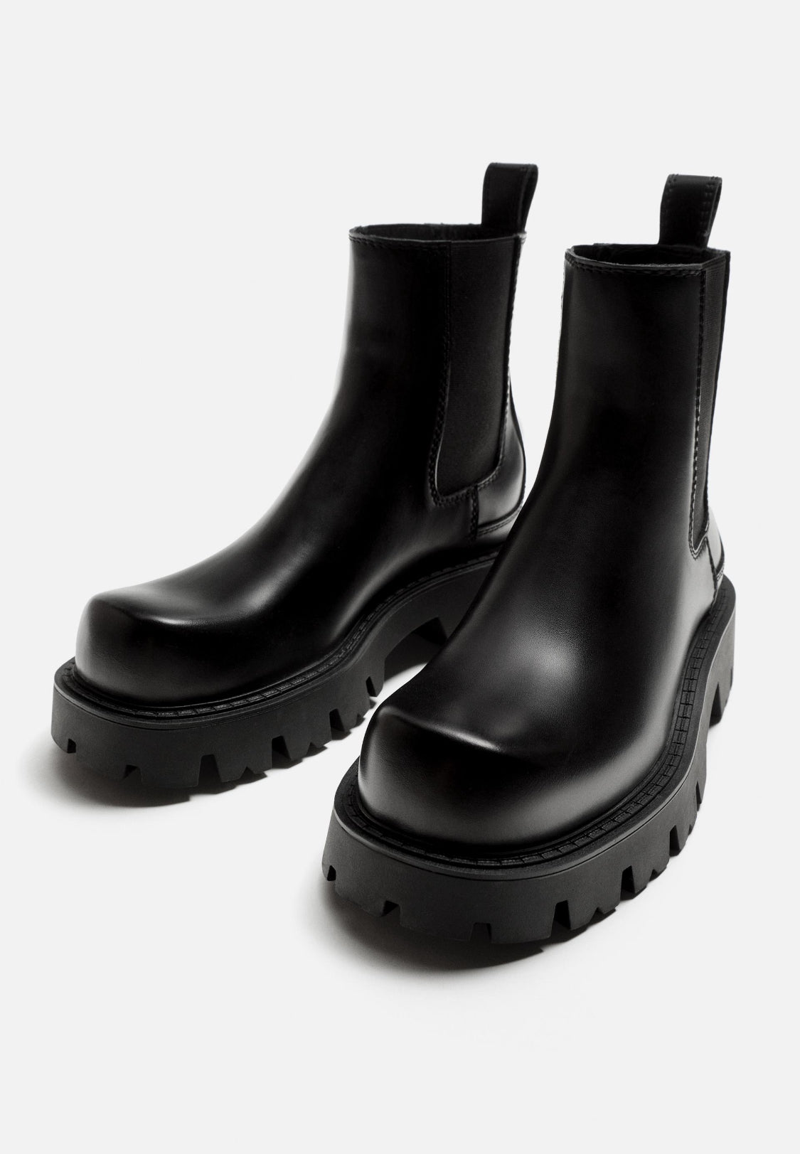 Chelsea-style thick soled boots