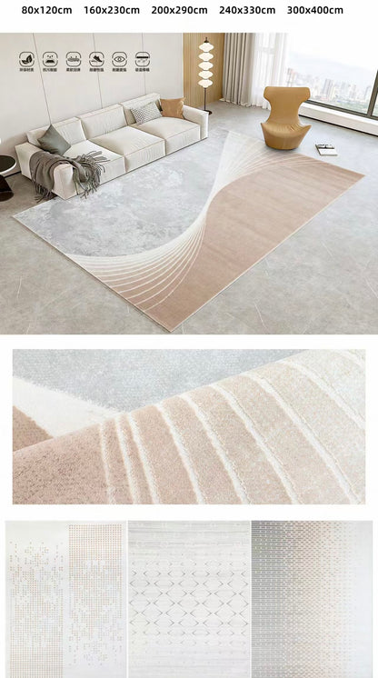 Tapis moderne et confortable.